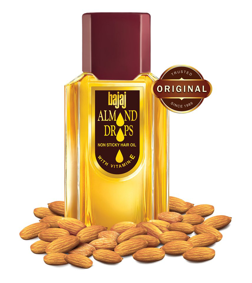 Bajaj Almond Drops Hair Oil Enriched Vitamin E Non Sticky Grow Fast Hair  200ml