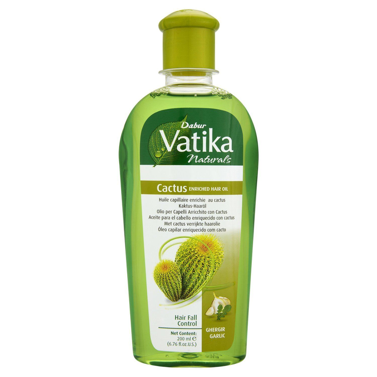 Dabur Vatika Natural Cactus Hair Oil for Hair Growth Loss / Fall Control 200ml Dabur Vatika Natural Cactus Hair Oil for Hair Growth Loss / Fall Control 200ml