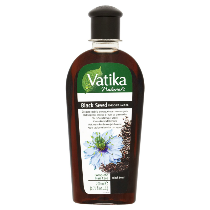 Dabur Vatika Black Seed Complete Hair Care Oil Natural Hair Growth Fall  Control