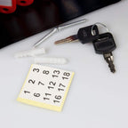 Key Cabinet Wall Mounted – Lockable 20 Hook Key Safe Box, Black