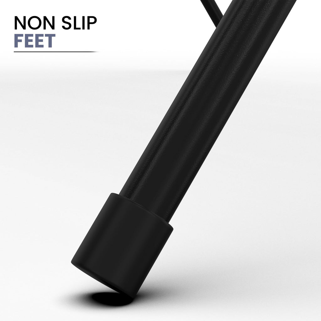 Clothes Airer 3-Tier Folding – Compact Maiden Drying Rack, 18m, 10kg, Metal, Black