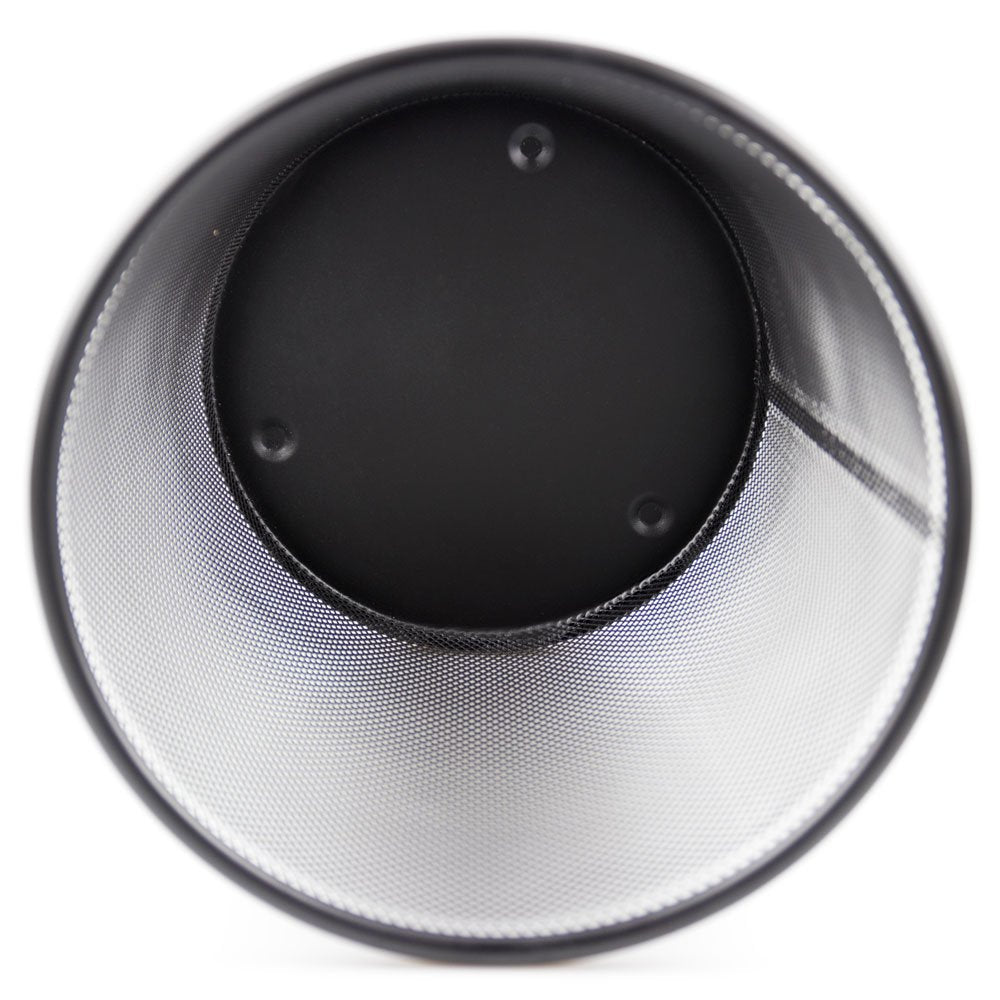 Black Mesh Waste Paper Rubbish Bin Metal Small for Office, Living Rooms, Bedrooms