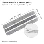 HydraPro Microfibre Mop Heads Replacement Pads, 5 Pack