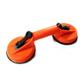 Glass Suction Cups - Heavy Duty Vacuum Suction Cup for Heavy Glass & Granite Lifting with Double Sided 4.6" Rubber Pad & Durable Handle - 60Kg 132lbs Capacity
