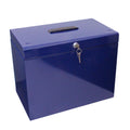 Cathedral A4 Steel File Box with Starter Pack of 5 Suspension Files - Blue