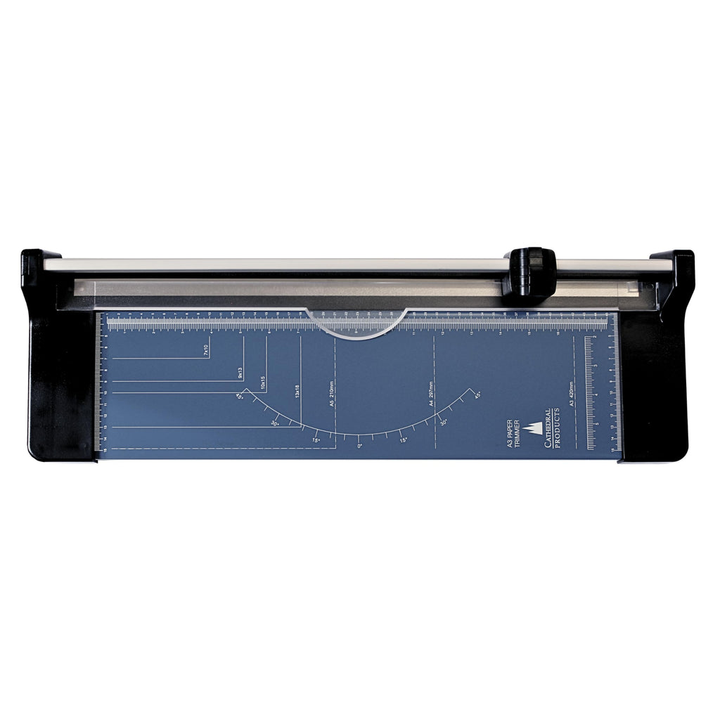 Cathedral A3 Rotary Paper Trimmer Cutter with Metal Base - 460mm x 120mm Cutting Table