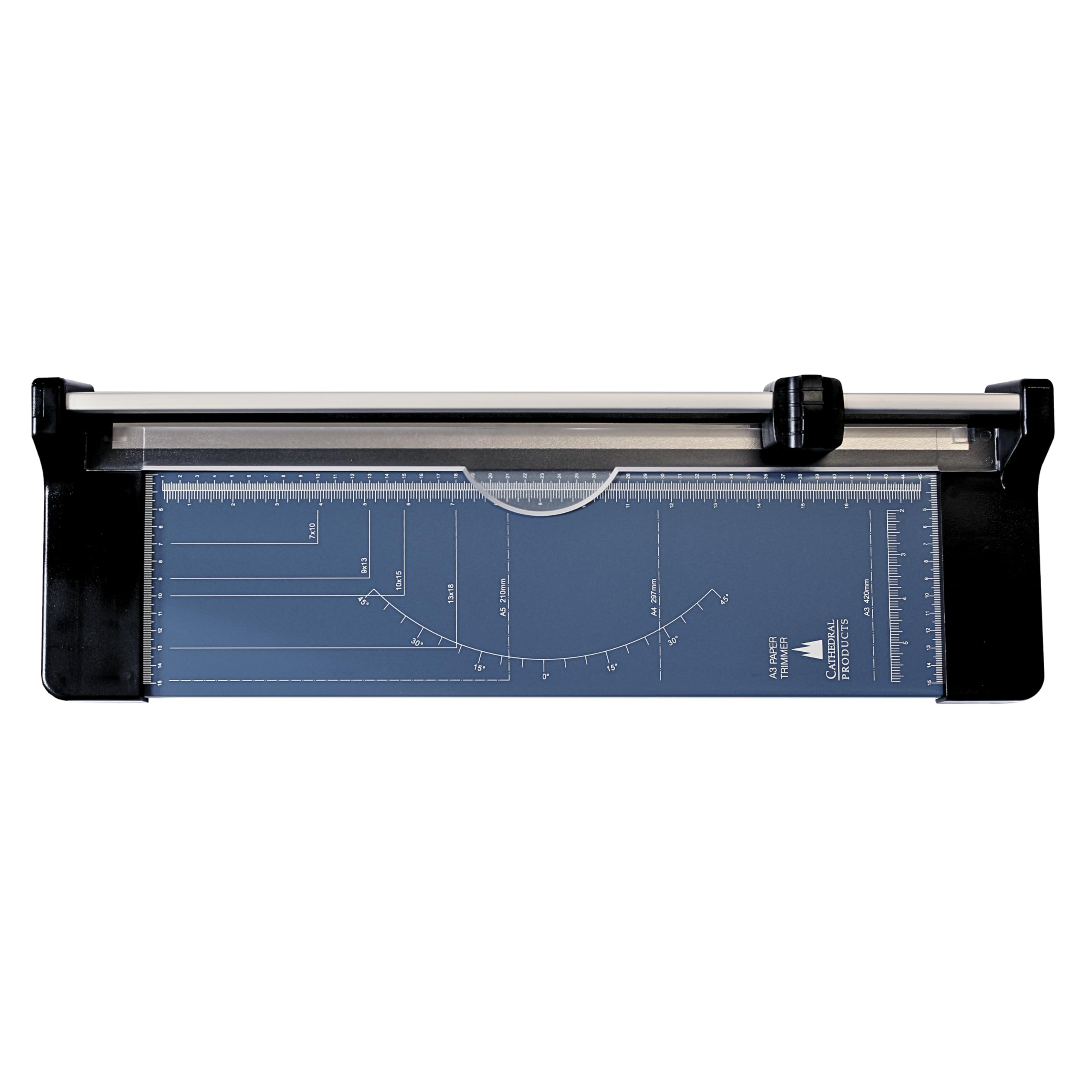 Cathedral A3 Rotary Paper Trimmer Cutter with Metal Base - 460mm x 120mm Cutting Table