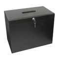 Cathedral A4 Steel File Box with Starter Pack of 5 Suspension Files - Black