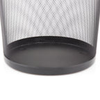 Black Mesh Waste Paper Rubbish Bin Metal Small for Office, Living Rooms, Bedrooms