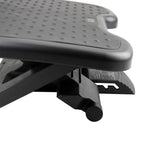 Foot Rest Under Desk – Adjustable Height Office Footrest, 3 Positions, Non-Slip, Grey