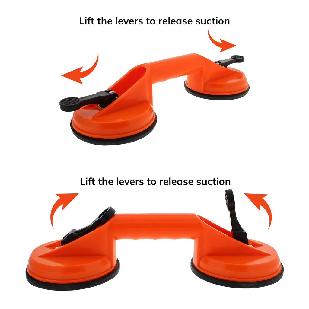 Glass Suction Cups - Heavy Duty Vacuum Suction Cup - 60Kg 132lbs Capacity