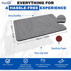 Diatomite Stone Bath Mat Quick Dry, Stone Drying Mat
