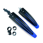 ABN-FINEST Universal Bike Mudguards Set - Adjustable Front & Rear Mud Guards for Mountain Bicyle, Bike Fender Tyre Cover - Ideal for 20-26 inch Wheels - Durable PP Plastic Material