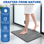 Diatomite Stone Bath Mat Quick Dry, Stone Drying Mat