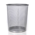 ABN Finest Set of 10 Black Bin Waste Basket - Wire Mesh Trash Bin for The Office, Bedroom, Bathroom, Lounge, University Dorm Rooms - Modern & Space-Saving with Solid & Stable Base, Heavy Duty Metal
