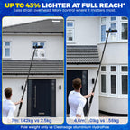HydroPole Pro3K Carbon Fibre Telescopic Window Cleaning Pole Equipment Water Fed Brush