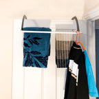 Over Radiator Clothes Airer – 5 Bar Drying Rack, Adjustable Arms, 33x52cm, Indoor & Outdoor
