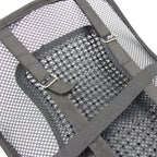Lumbar Back Support Cushion for Office Chair & Car – Mesh, Massage Beads, Black