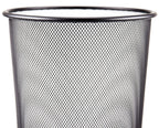 Black Mesh Waste Paper Rubbish Bin Metal Small for Office, Living Rooms, Bedrooms