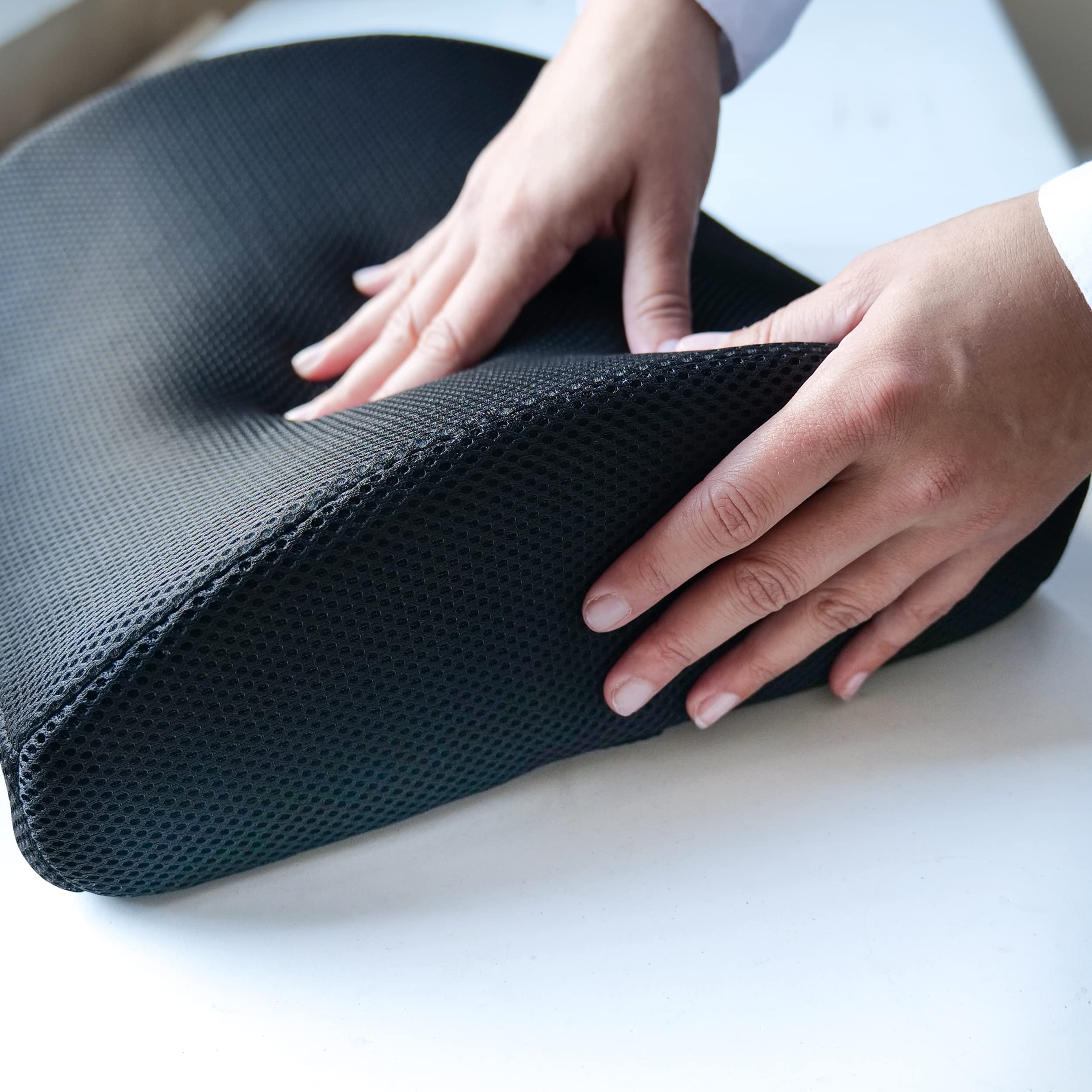 Lumbar Support Pillow for Car & Chair - Lower Back Cushion Set