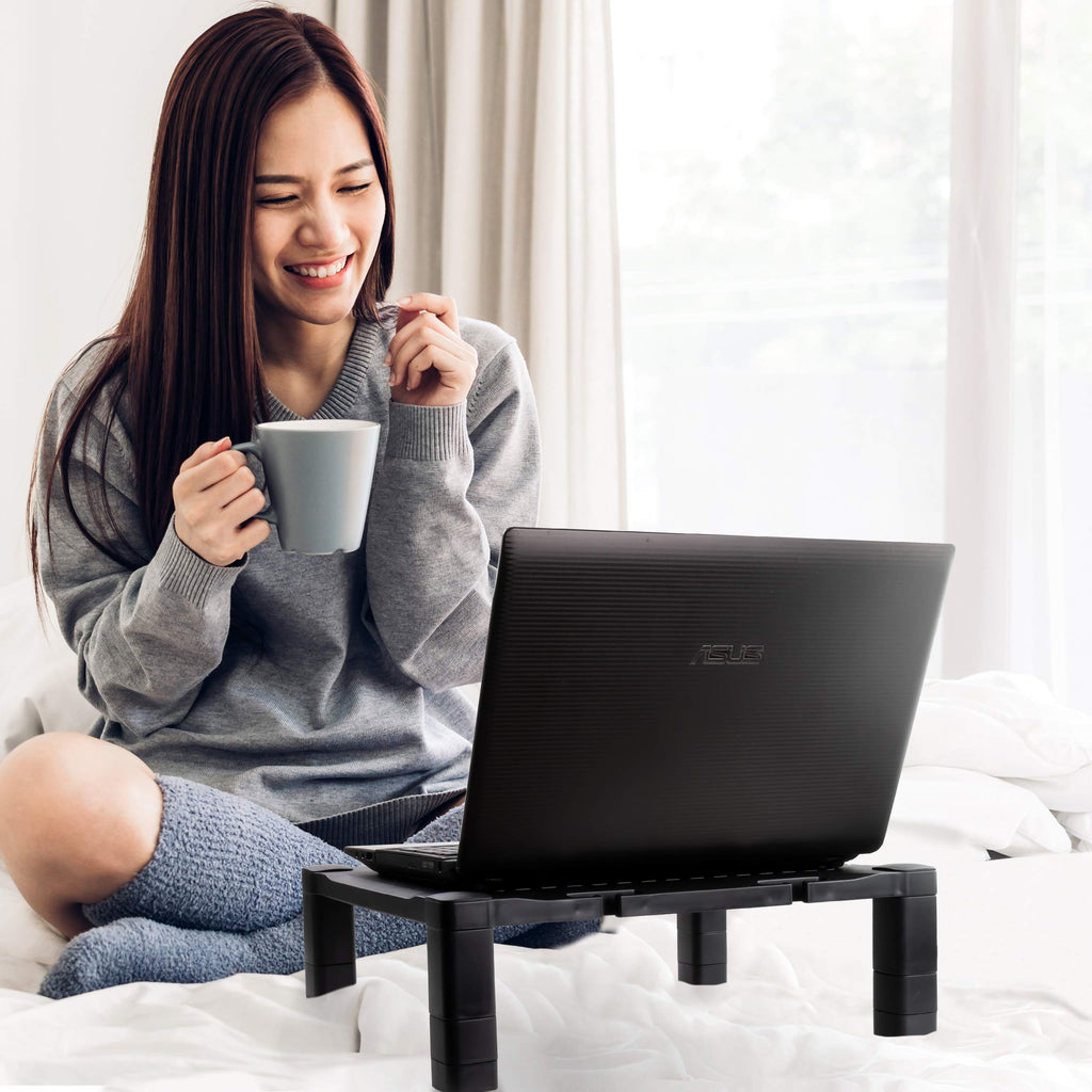 Computer Monitor Stand, PC Screen Riser Height Adjustable