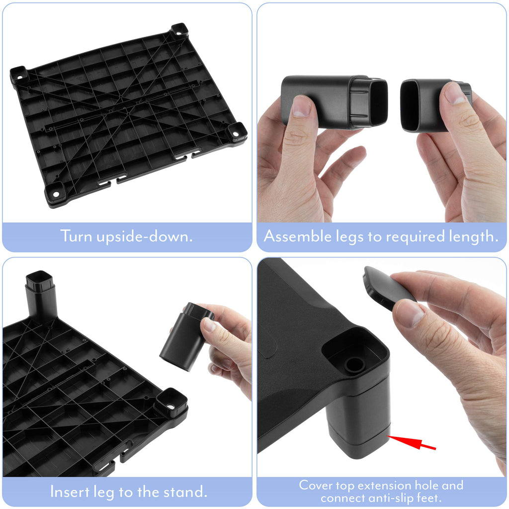 Computer Monitor Stand, PC Screen Riser Height Adjustable