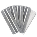 Cleansage HydraPro Microfibre Mop Heads Replacement, Grey/White, Machine Washable, Reusable Flat Mop Pads, 5 Pack