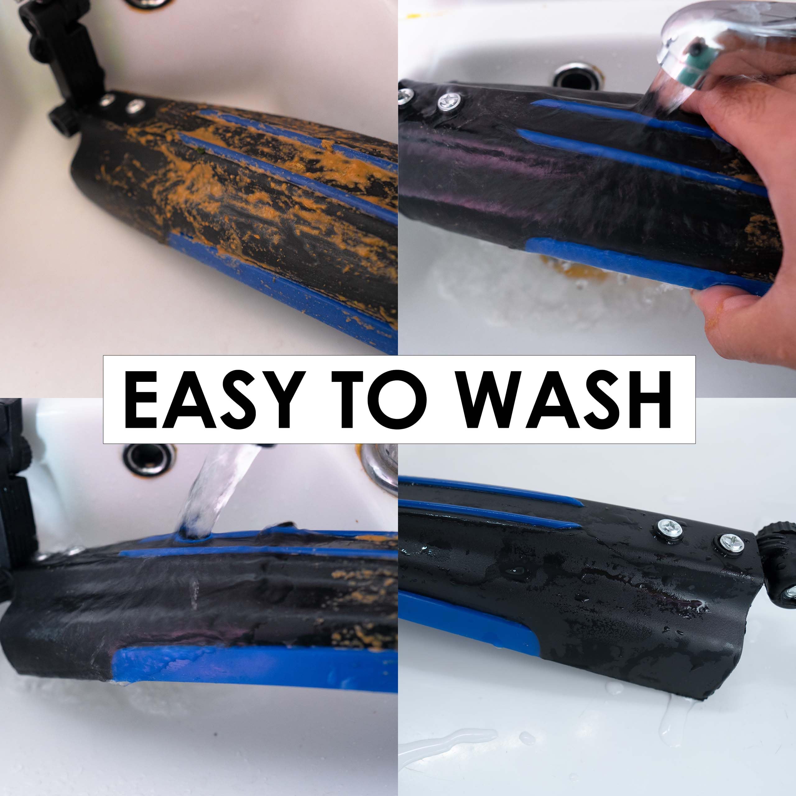 Universal Bike Mudguards Set - Adjustable Front & Rear Mud Guards