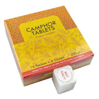 Pure Camphor Tablets Kapur Dhoop 64 Cubes for Puja – Natural Camphor Blocks
